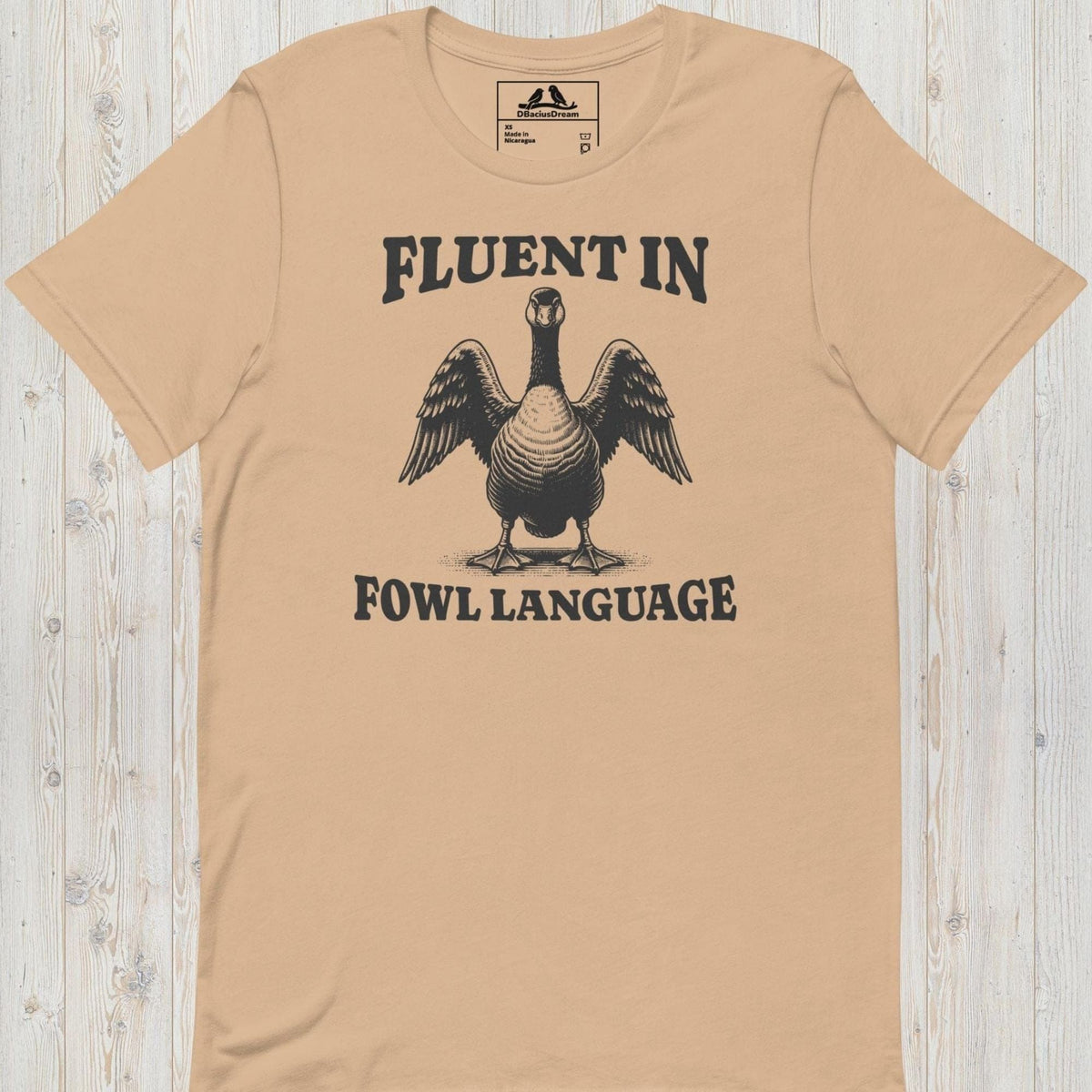 Fluent In Fowl Language Unisex t-shirt