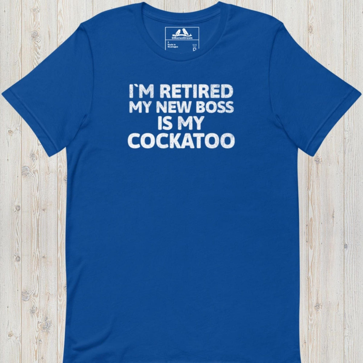 My New Boss Is My Cockatoo Unisex t-shirt