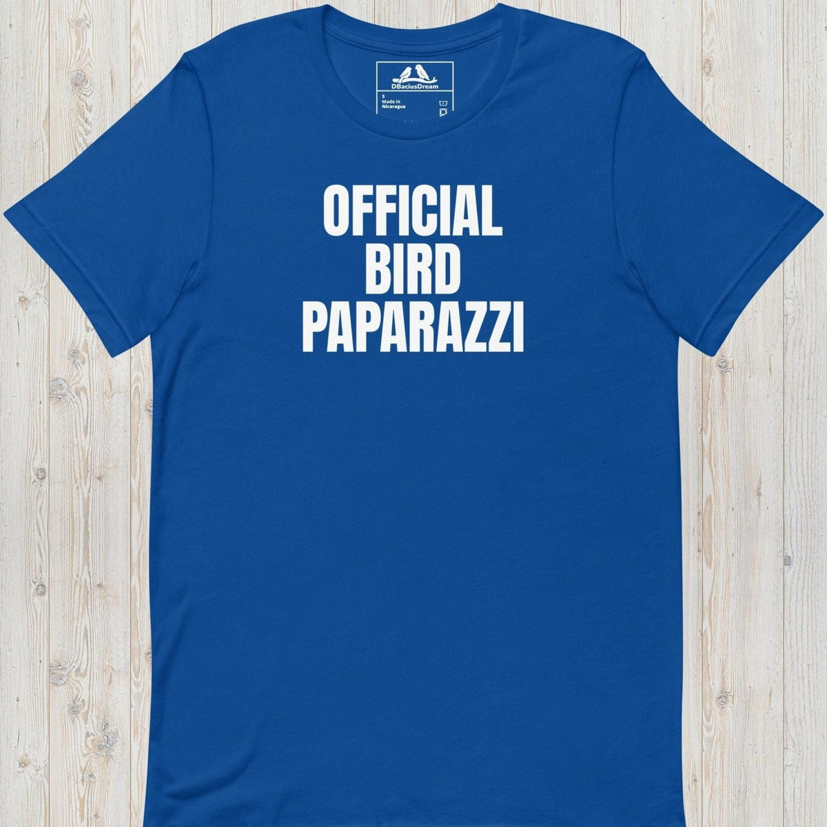 Official Bird Paparazzi Unisex t-shirt