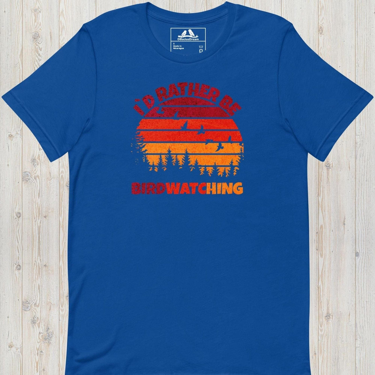 Id Rather Be Birdwatching Unisex t-shirt
