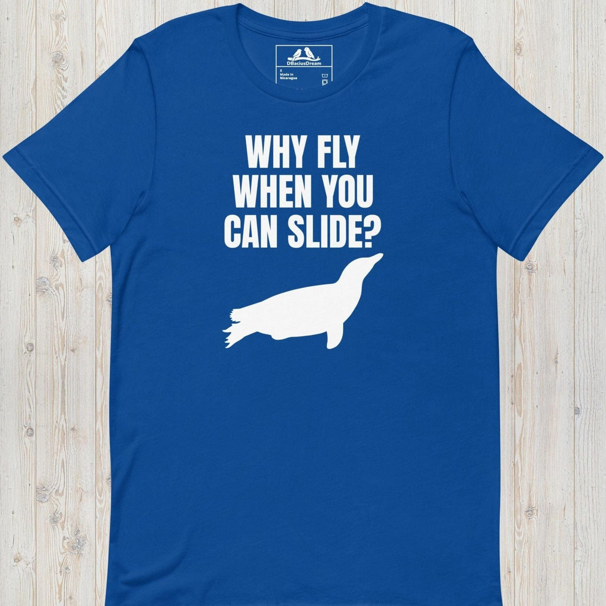 Why Fly When You Can Slide Unisex t-shirt