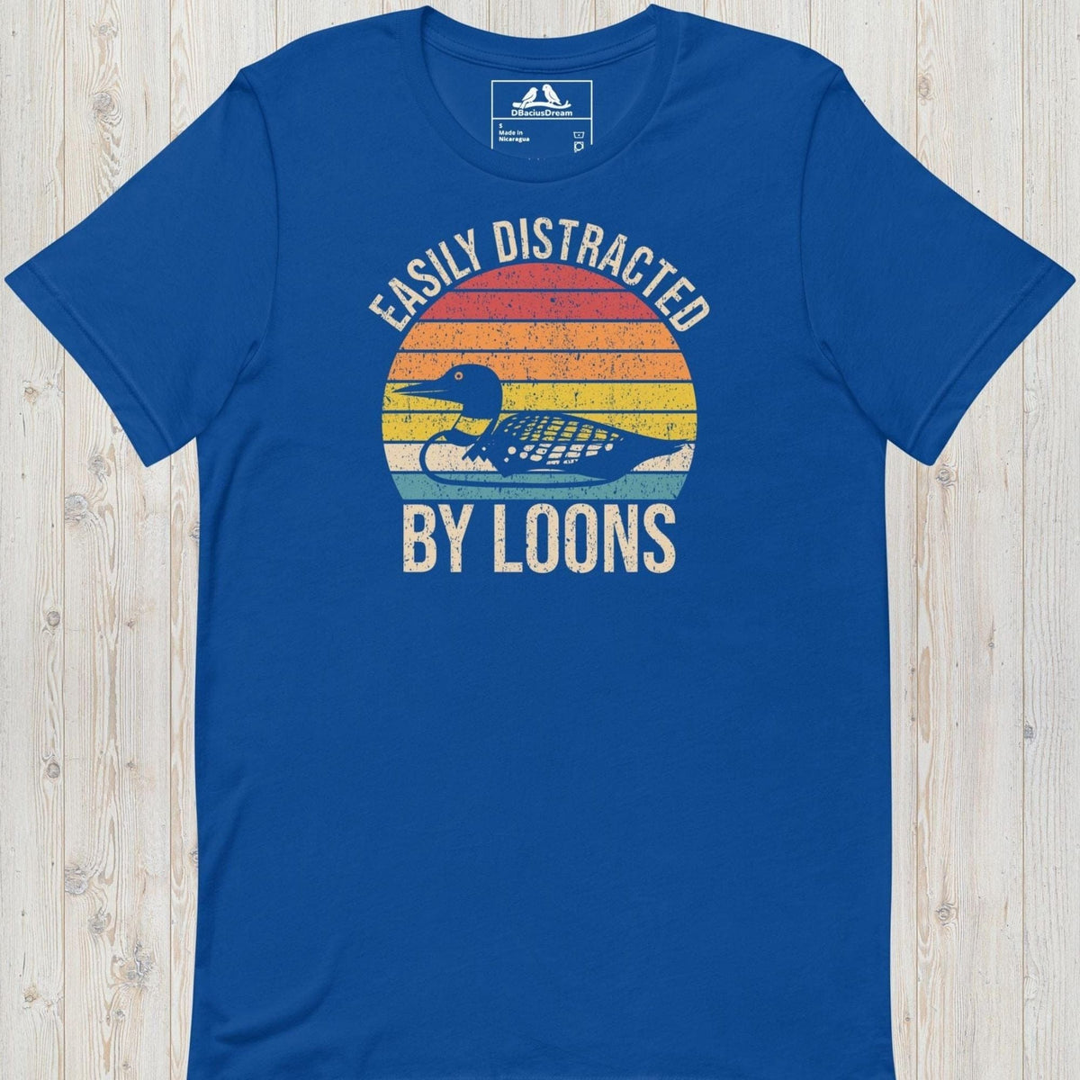 Easily Distracted By Loons  Unisex t-shirt