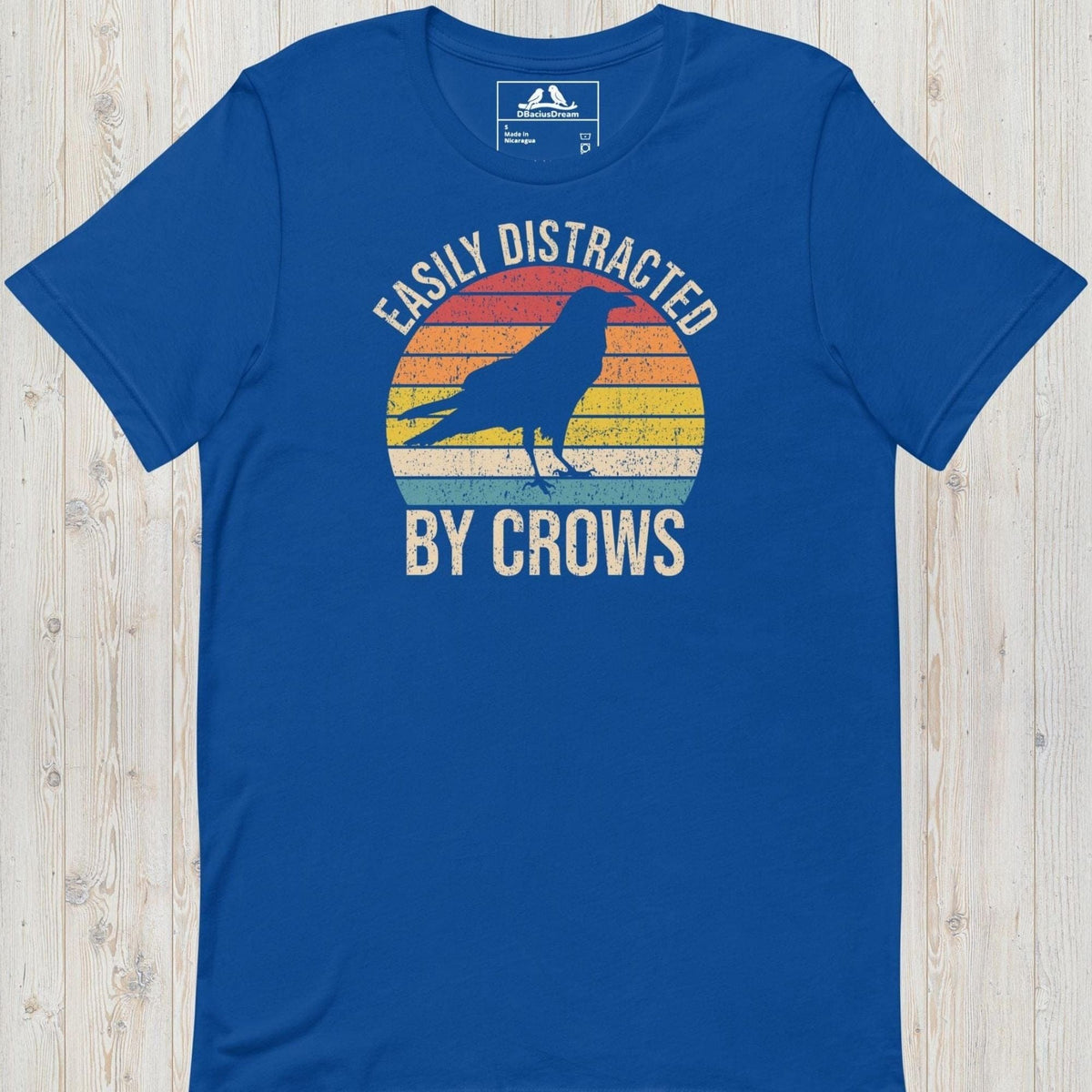 Easily Distracted By Crows Unisex t-shirt