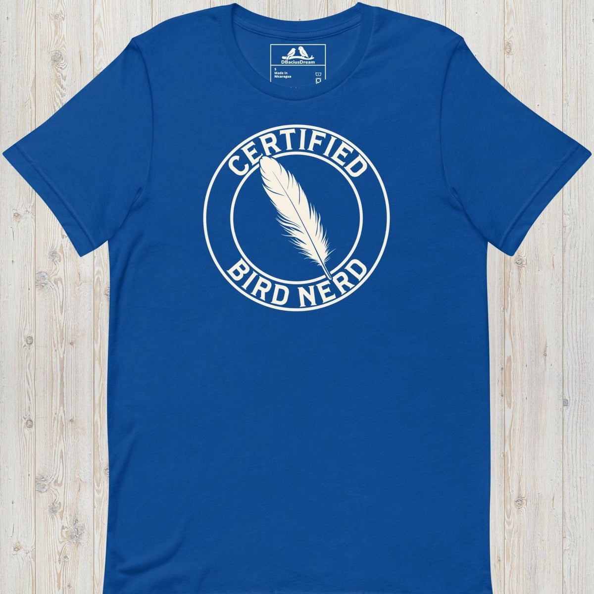 Certified Bird Nerd Unisex t-shirt
