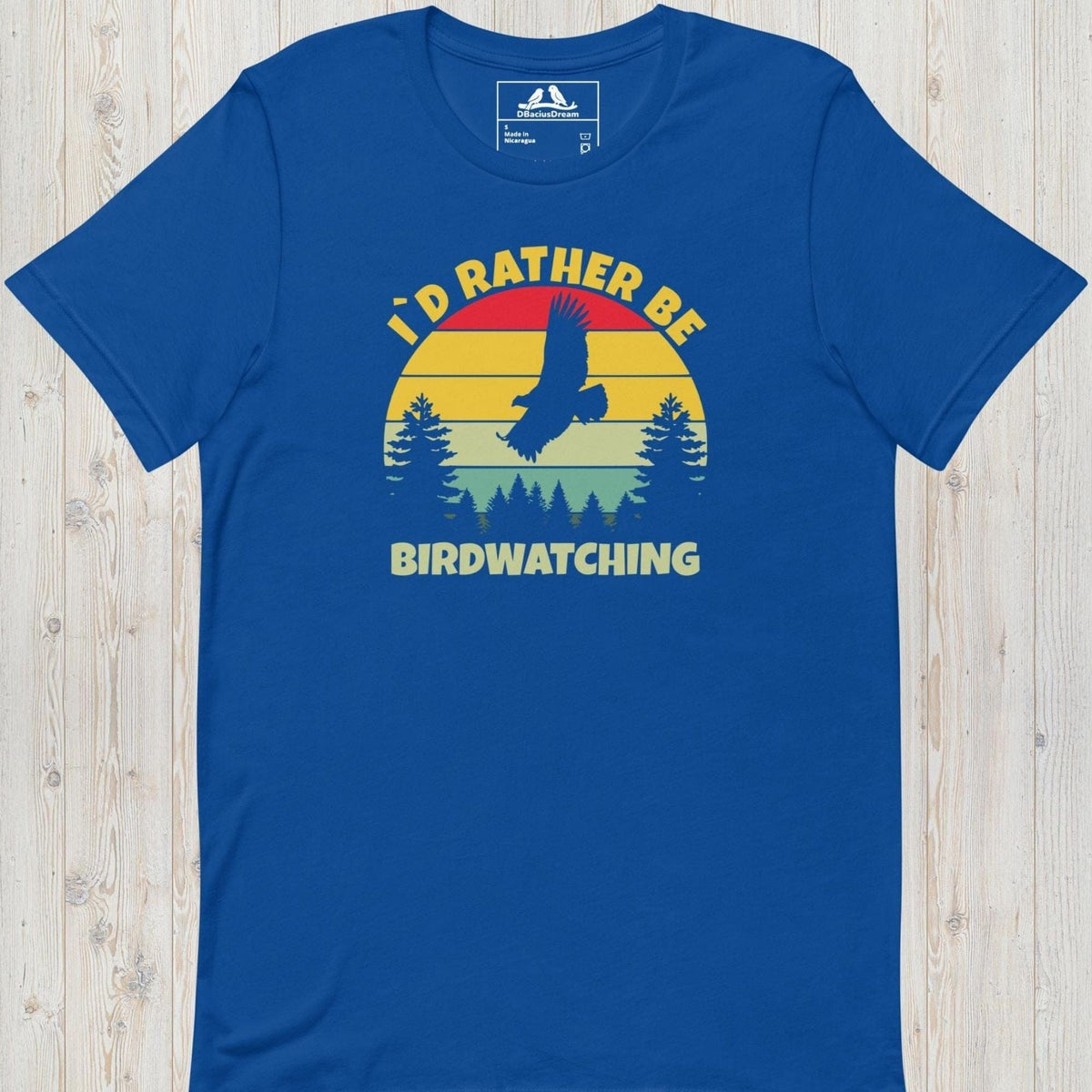 I´d Rather Be Birdwatching Unisex t-shirt