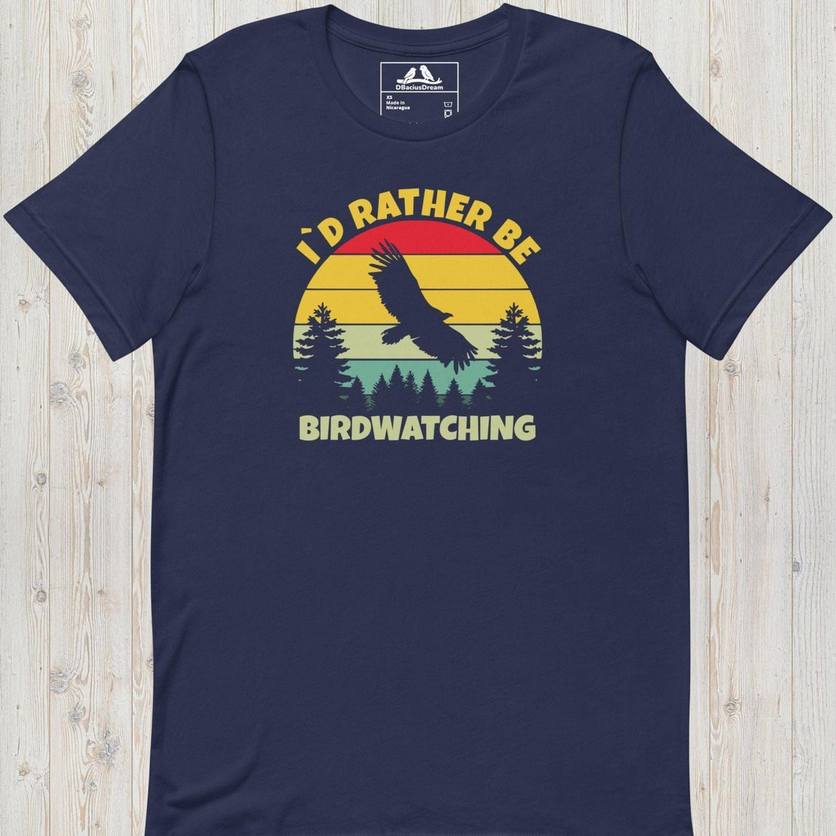 I´d Rather Be Birdwatching Unisex t-shirt
