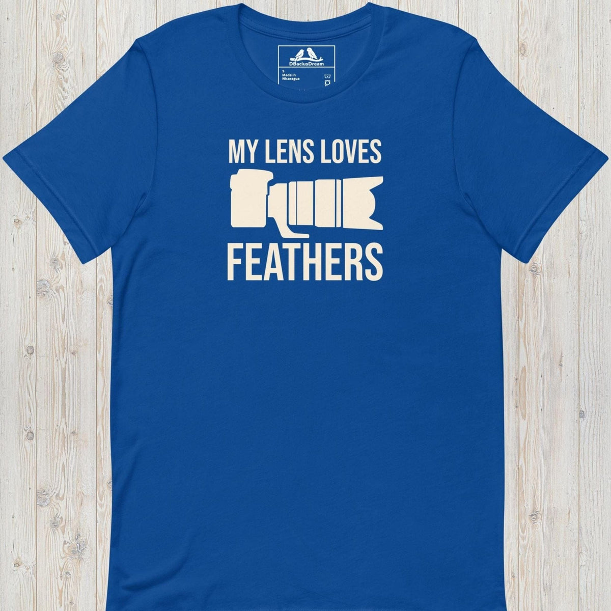 My Lens Loves Feathers Unisex t-shirt