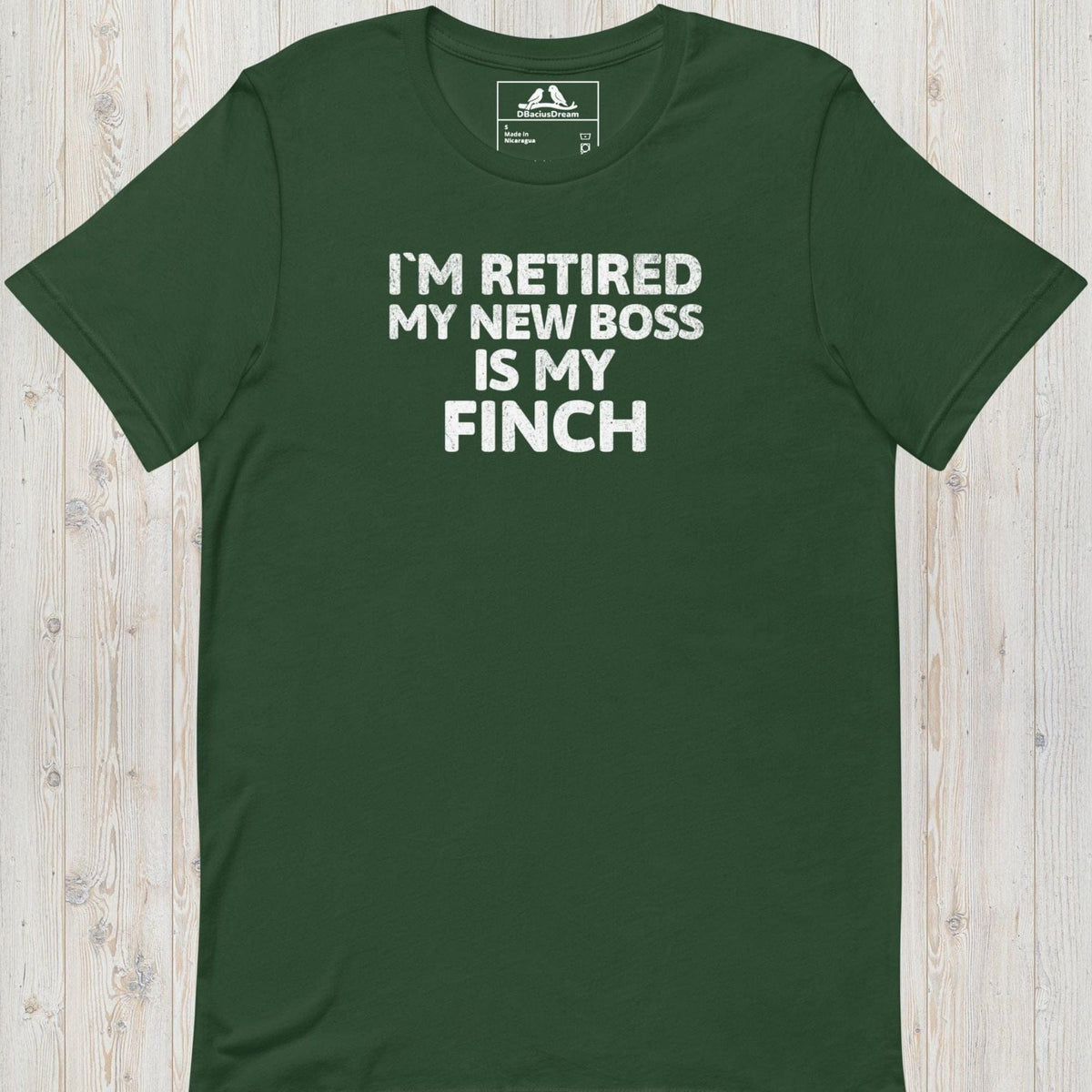 My New Boss Is My Finch Unisex t-shirt
