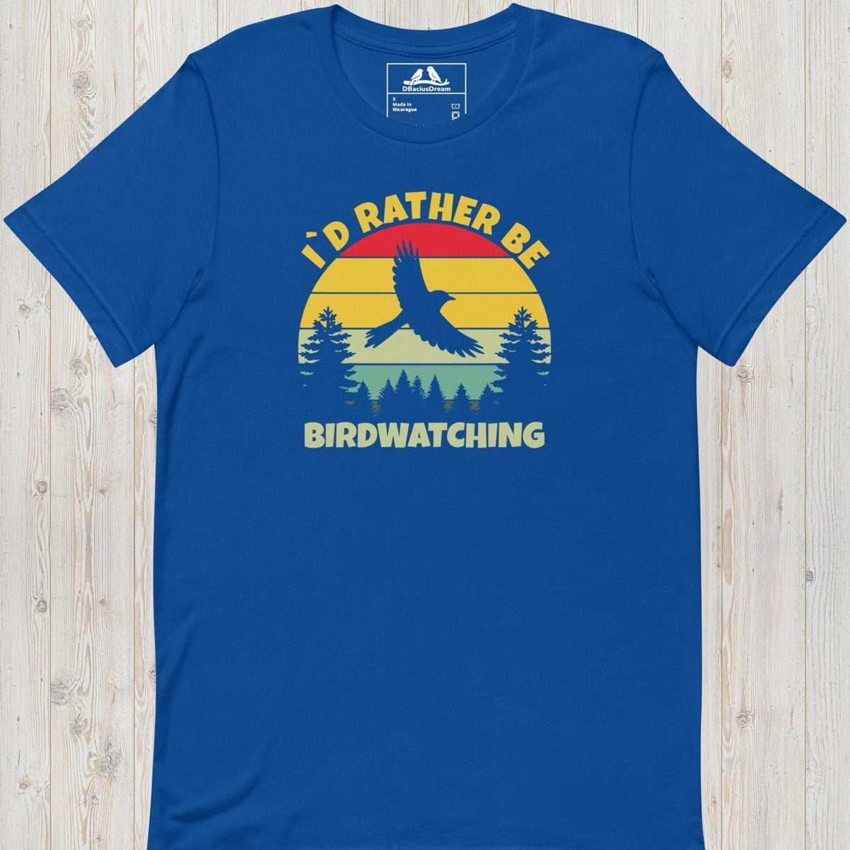 I´d Rather Be Birdwatching Unisex t-shirt