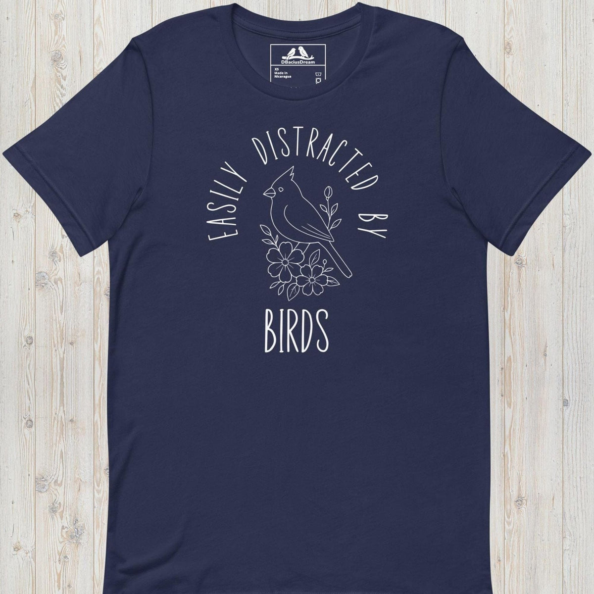 Easily Distracted By Birds Unisex t-shirt