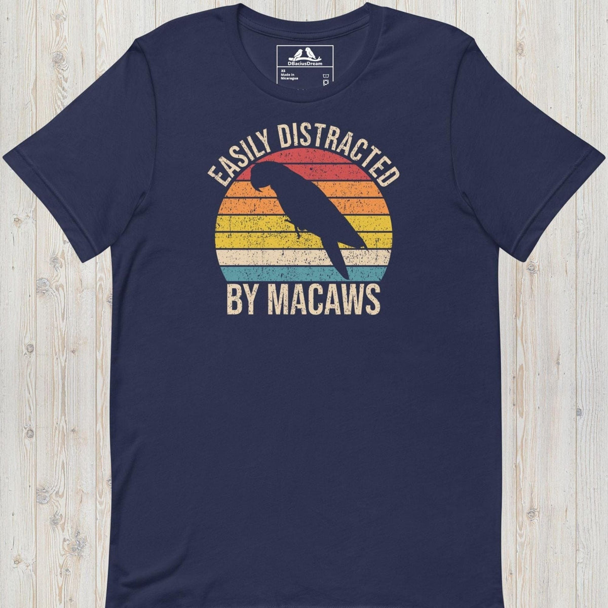 Easily Distracted By Macaws Unisex t-shirt