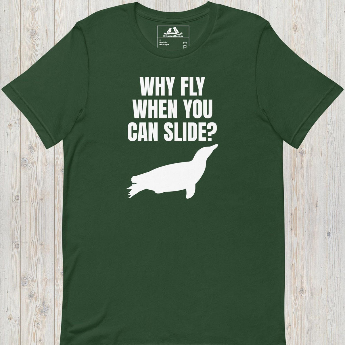 Why Fly When You Can Slide Unisex t-shirt