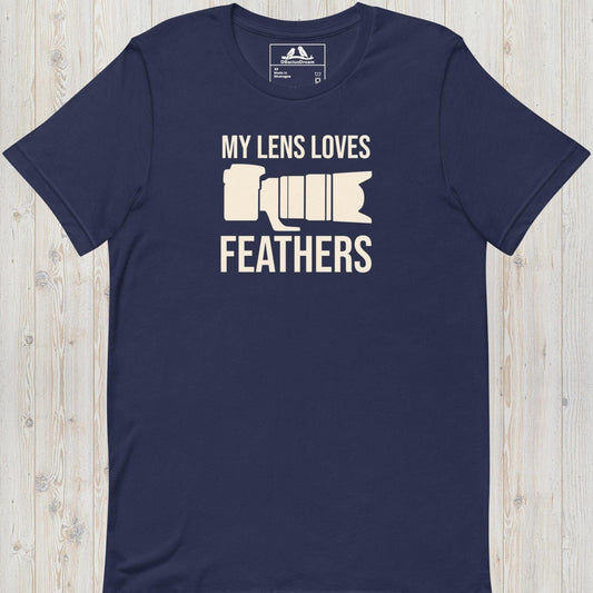 My Lens Loves Feathers Unisex t-shirt