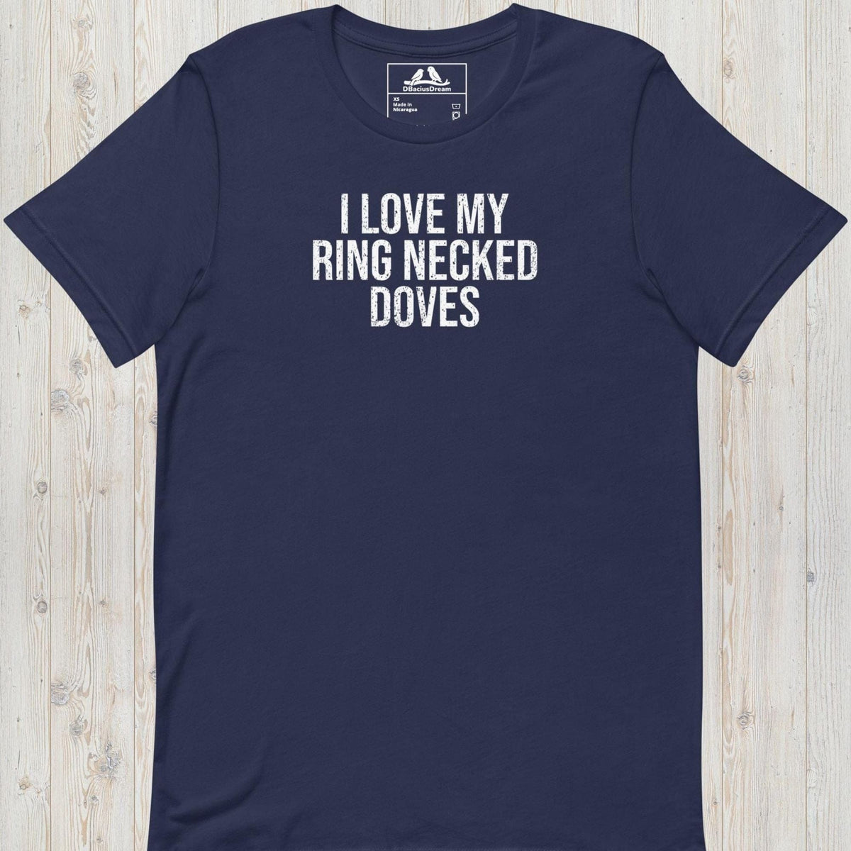 I Love My Ring Necked Doves Unisex t-shirt