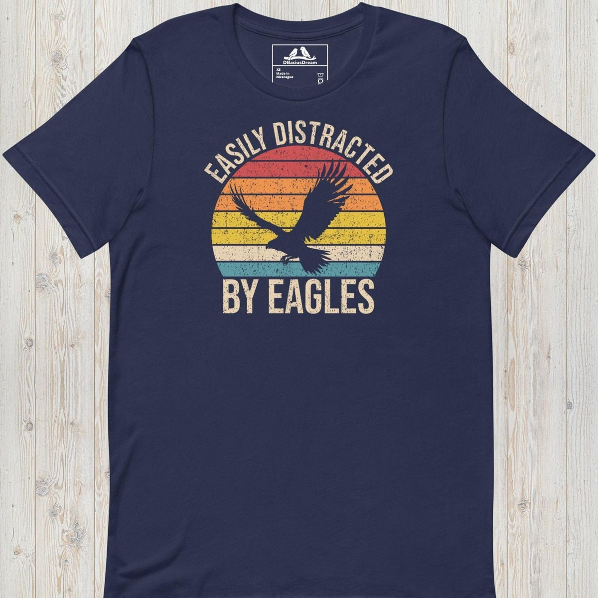 Easily Distracted By Eagles Unisex t-shirt