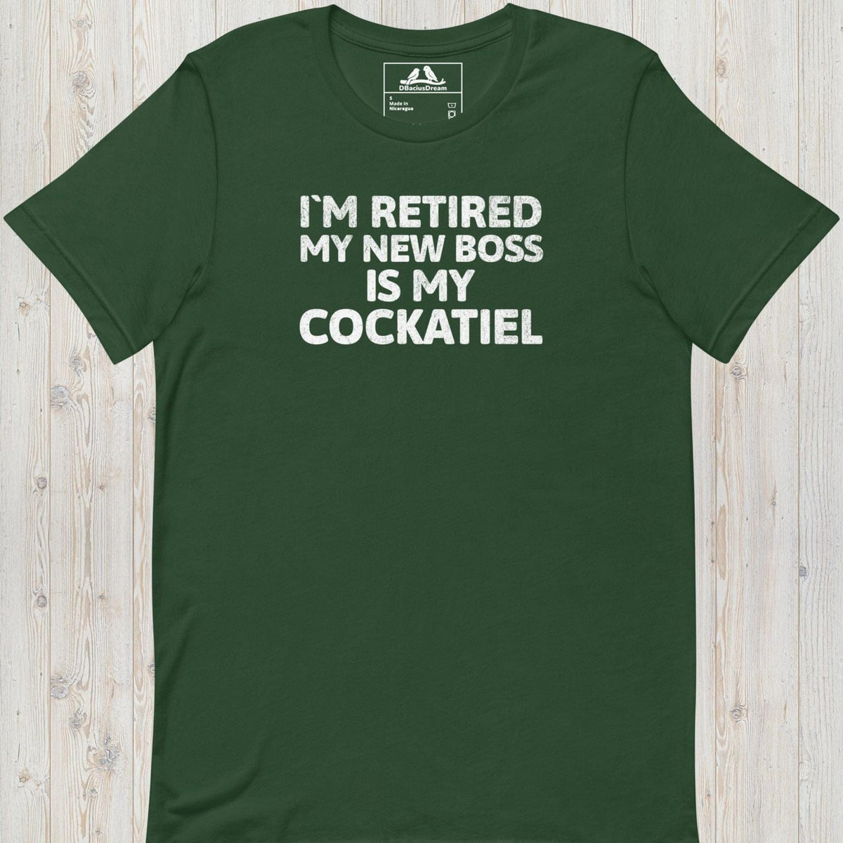 My New Boss Is My Cockatiel Unisex t-shirt