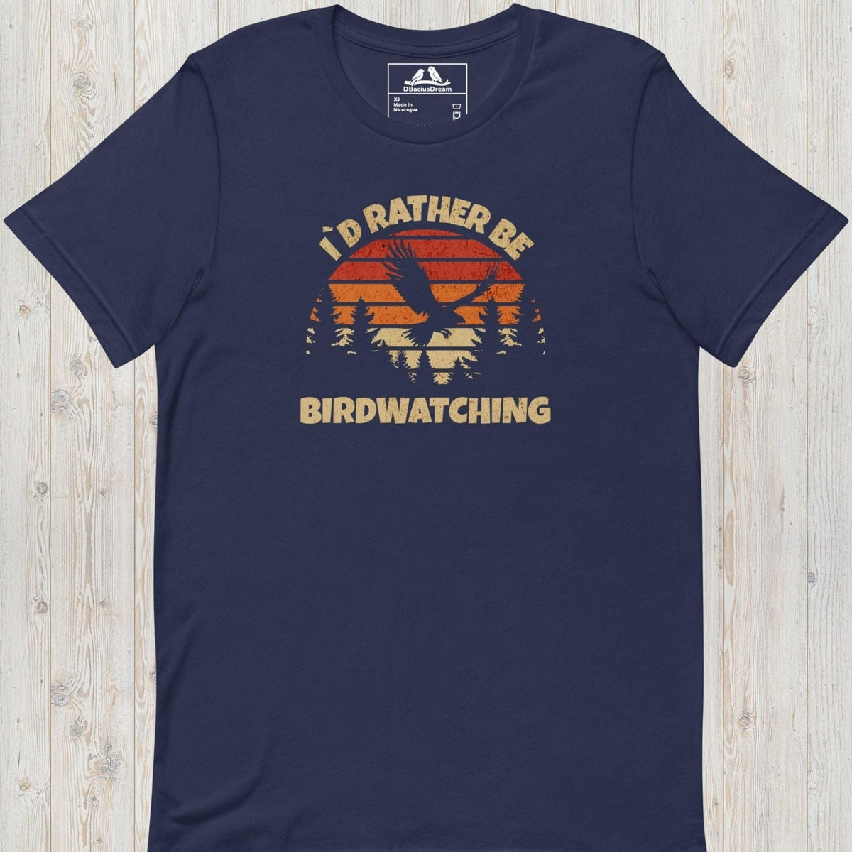 Id Rather Be Birdwatching Unisex t-shirt