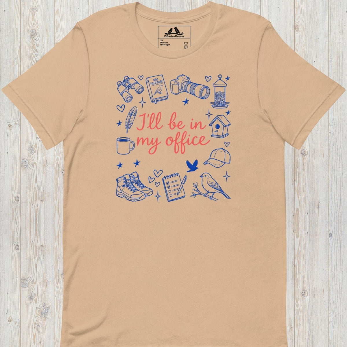 I´ll Be In My Office Birding Unisex t-shirt