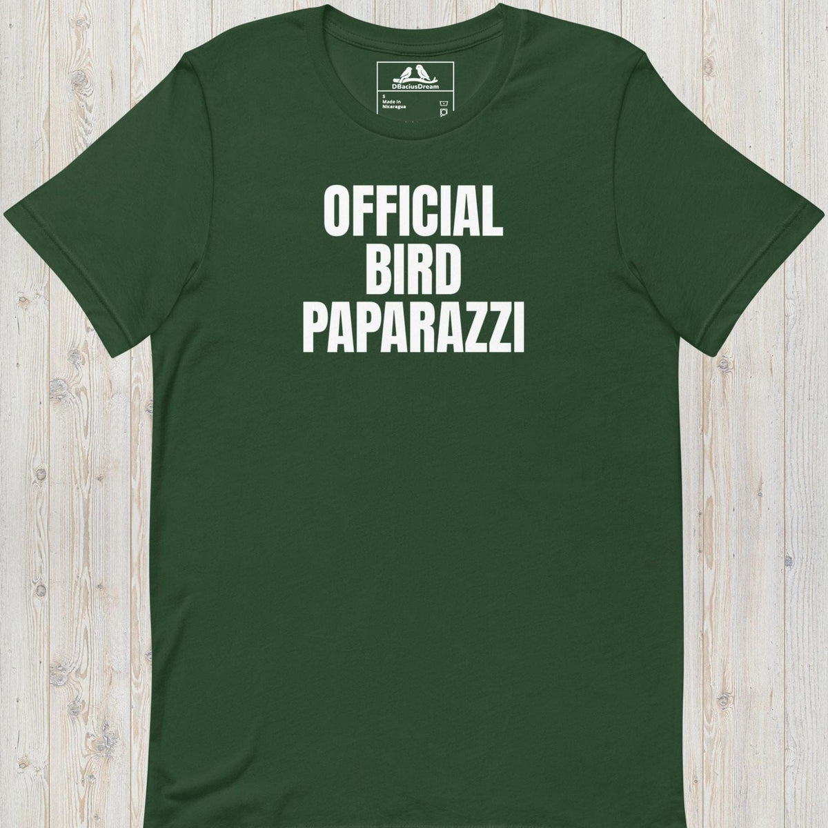 Official Bird Paparazzi Unisex t-shirt
