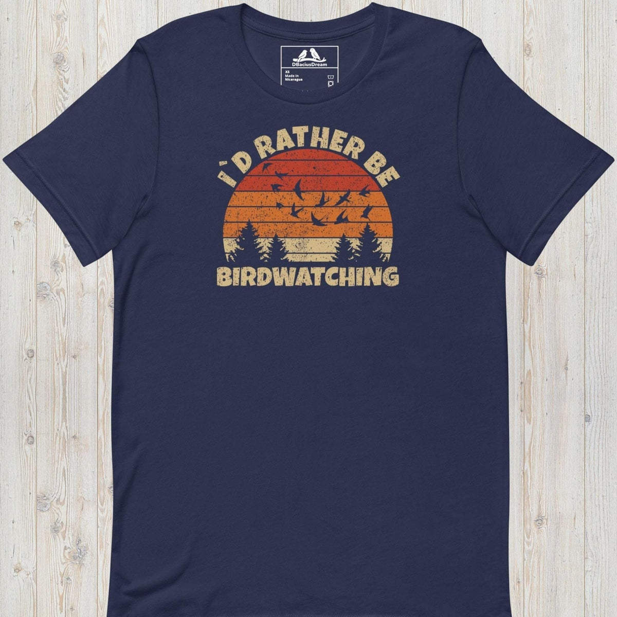 I´d Rather Be Birdwatching Unisex t-shirt