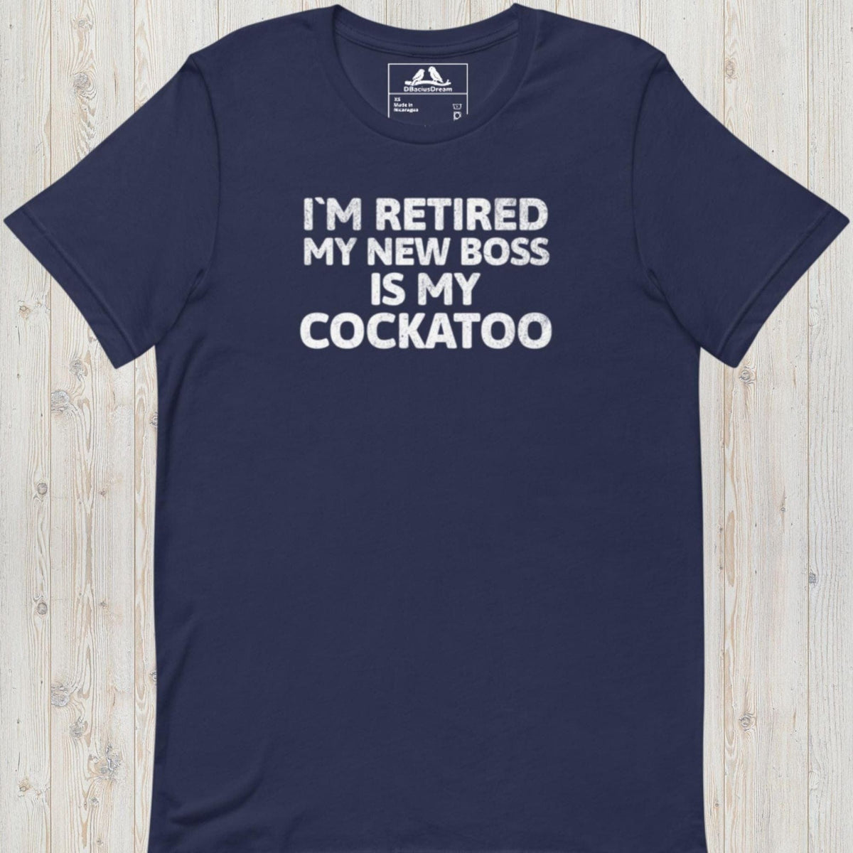 My New Boss Is My Cockatoo Unisex t-shirt