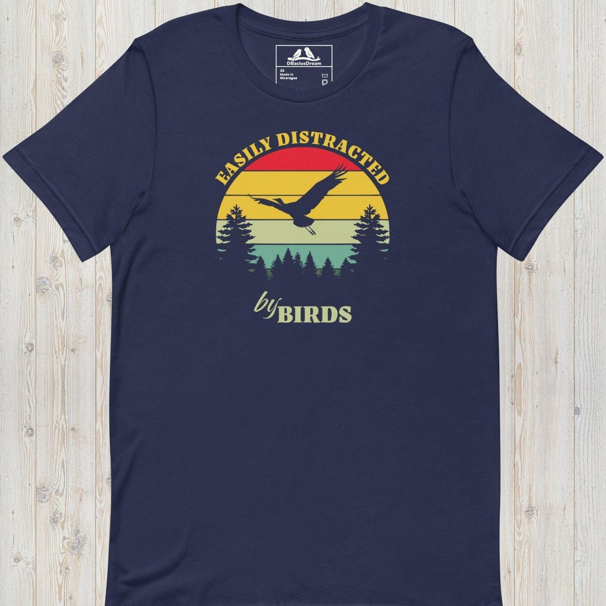 Easily Distracted By Birds Unisex t-shirt
