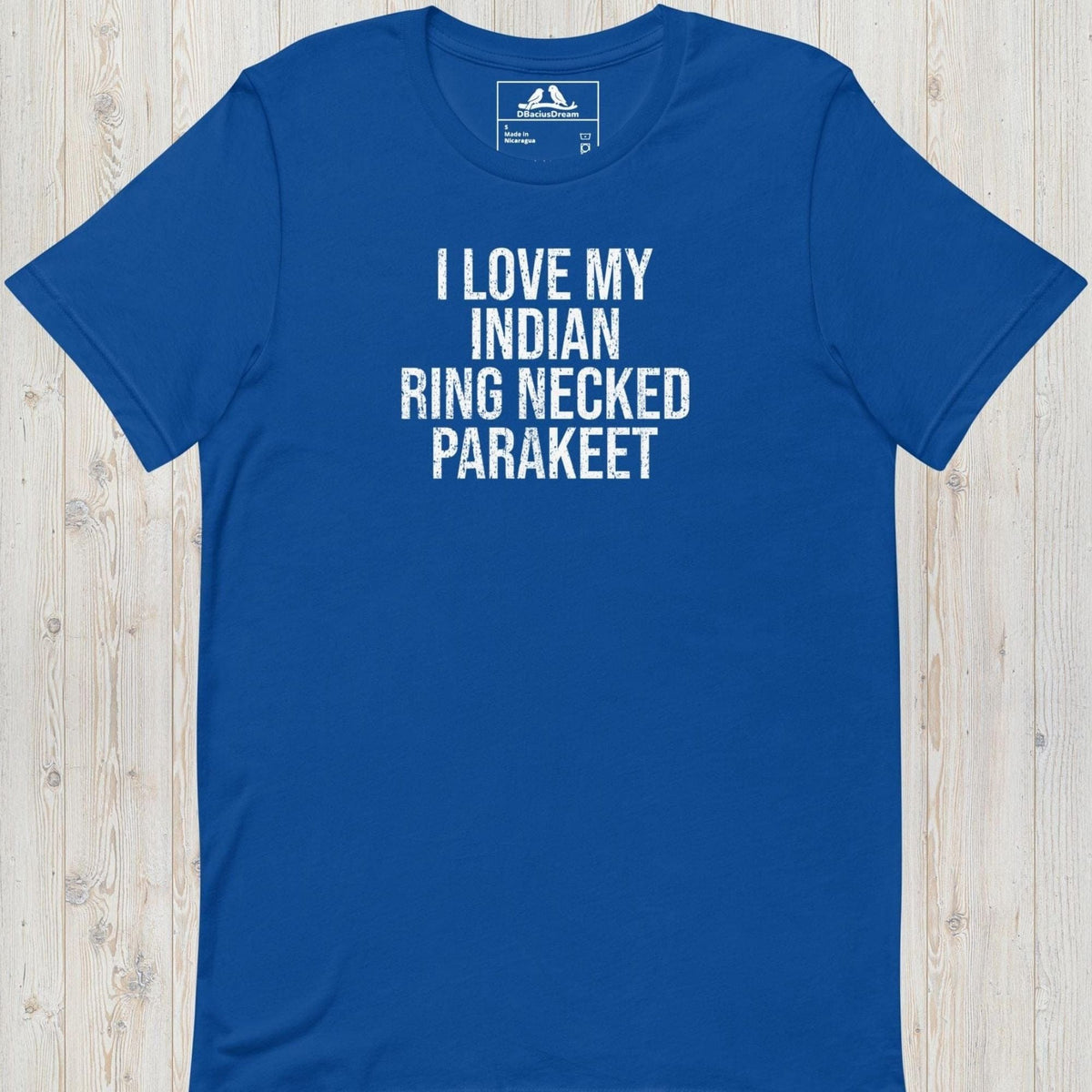 I Love My Indian Ring Necked Parakeet Unisex t-shirt