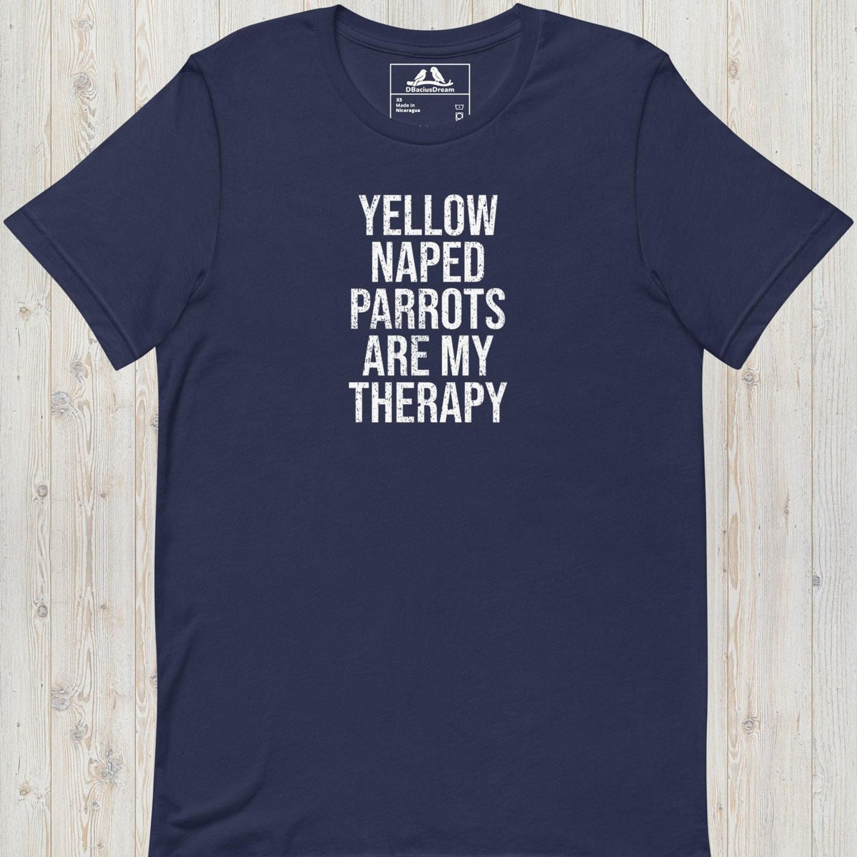 Yellow Naped Parrots Are My Therapy Unisex t-shirt