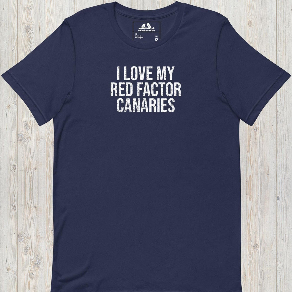 I Love My Red Factor Canaries Unisex t-shirt