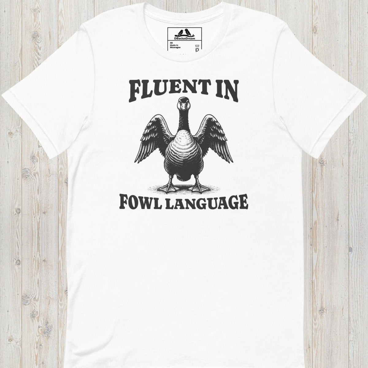 Fluent In Fowl Language Unisex t-shirt