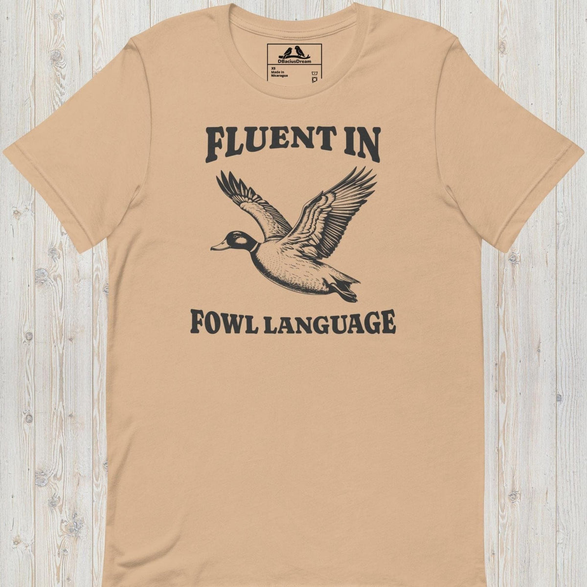 Fluent In Fowl Language Unisex t-shirt