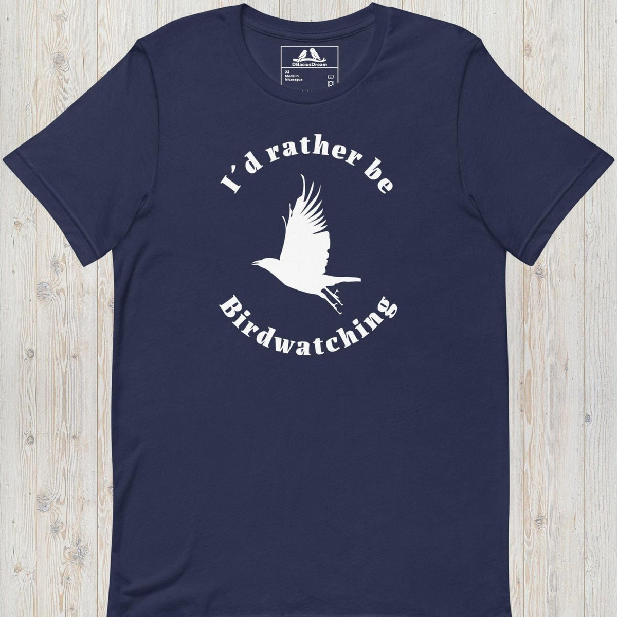 I´d Rather Be Birdwatching Unisex t-shirt