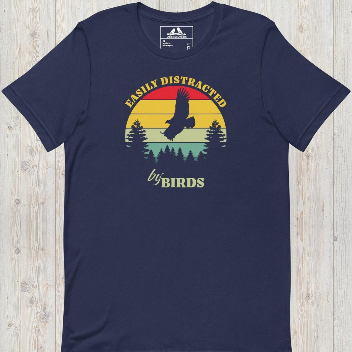 Easily Distracted By Birds Unisex t-shirt