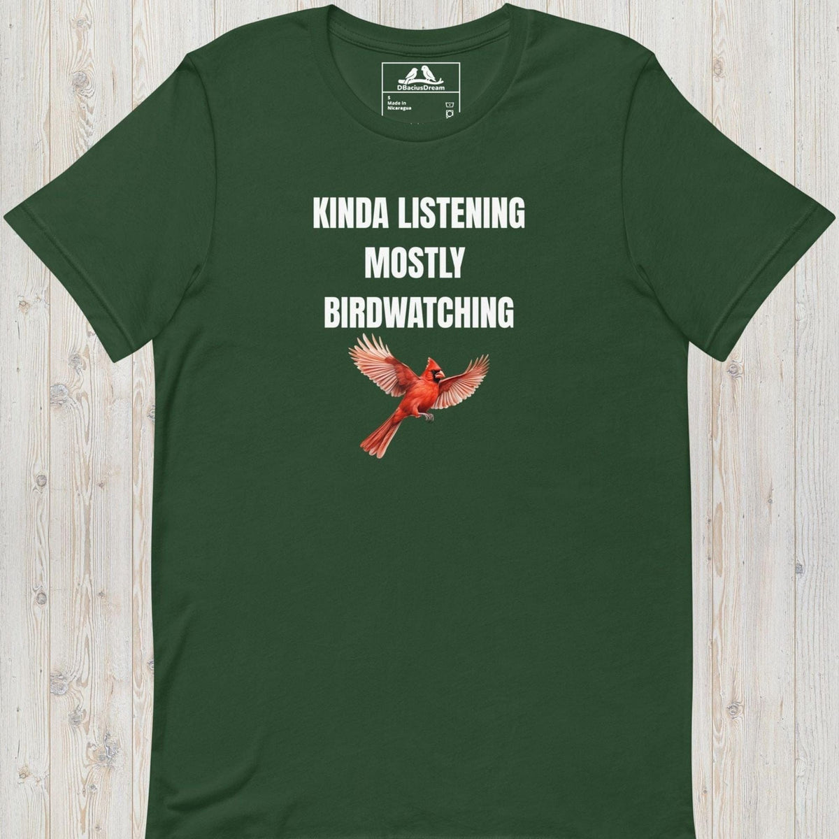 Mostly Birdwatching Unisex t-shirt