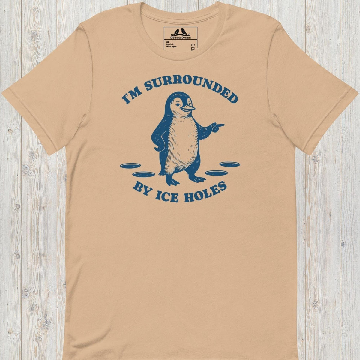 Surrounded By Ice Holes Unisex t-shirt