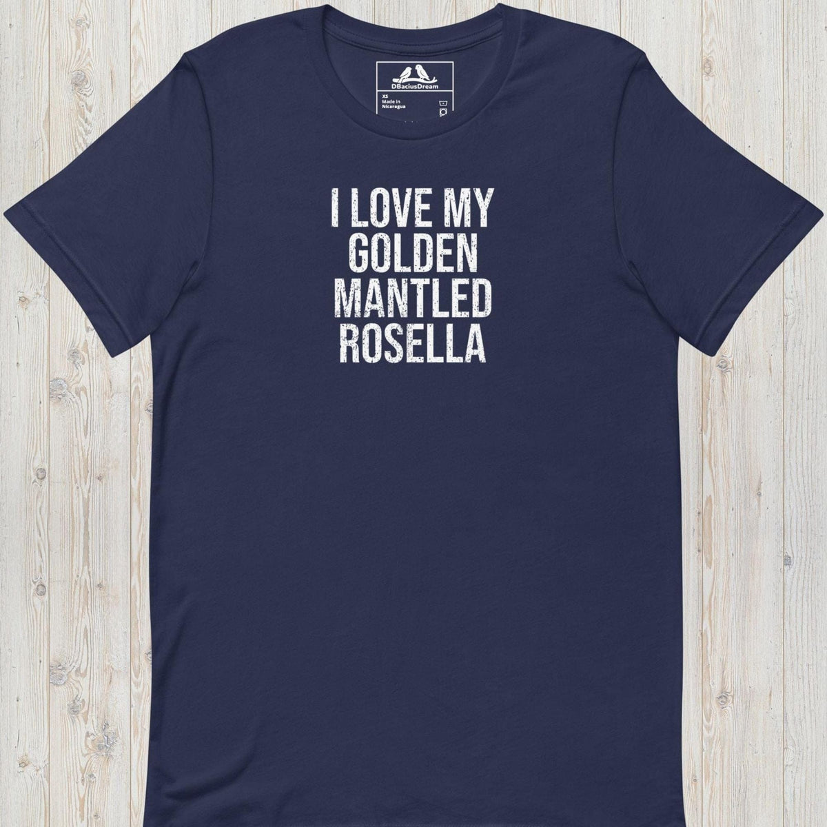 I Love My Golden Mantled Rosella Unisex t-shirt