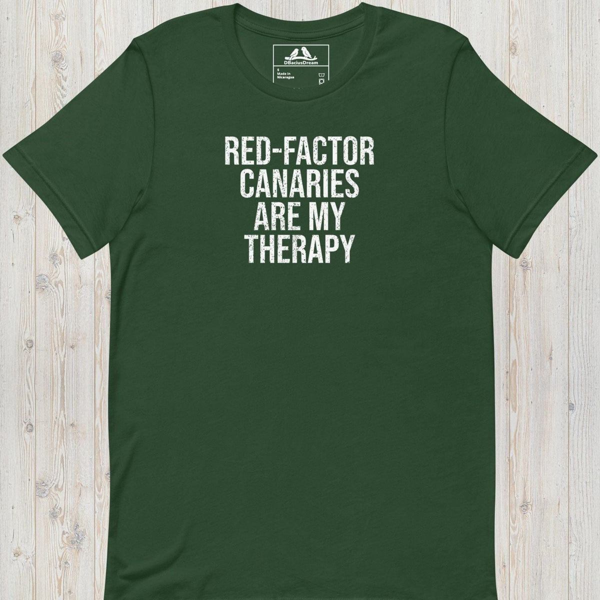 Red Factor Canaries Are My Therapy Unisex t-shirt