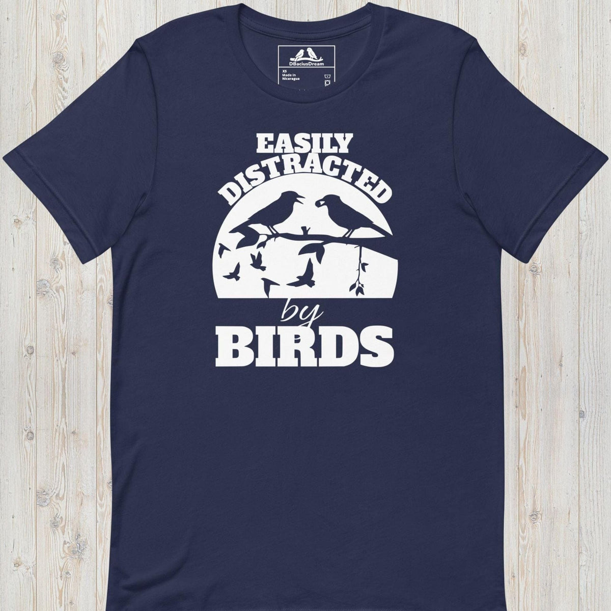 Easily Distracted By Birds Unisex t-shirt