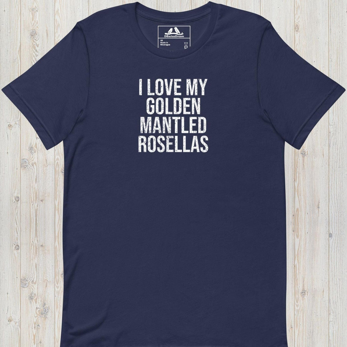 I Love My Golden Mantled Rosellas Unisex t-shirt