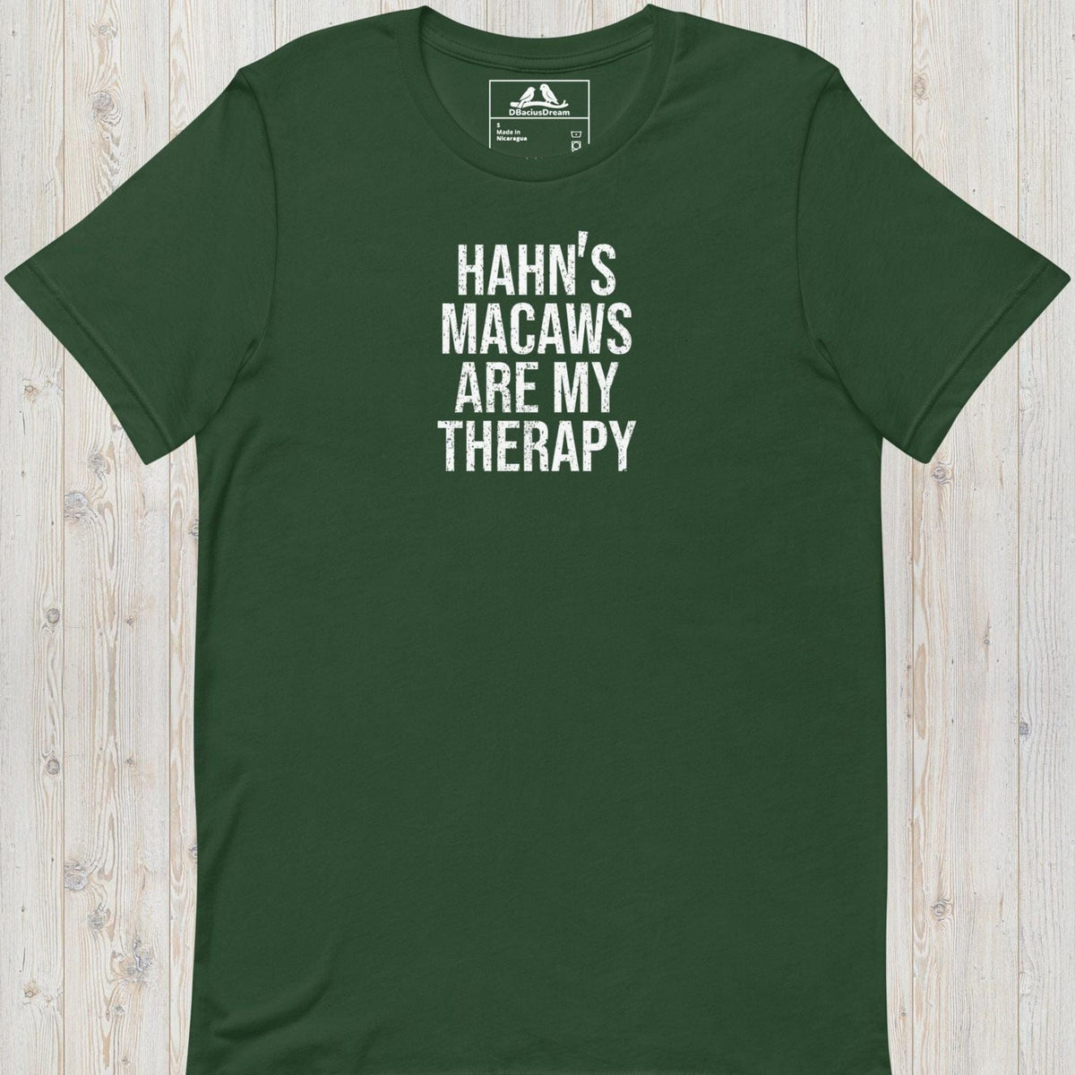 Hahn`s Macaws Are My Therapy Unisex t-shirt