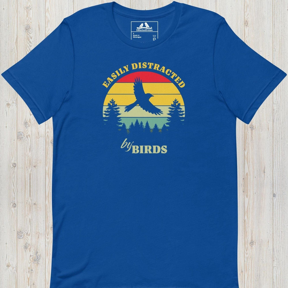 Easily Distracted By Birds Unisex t-shirt