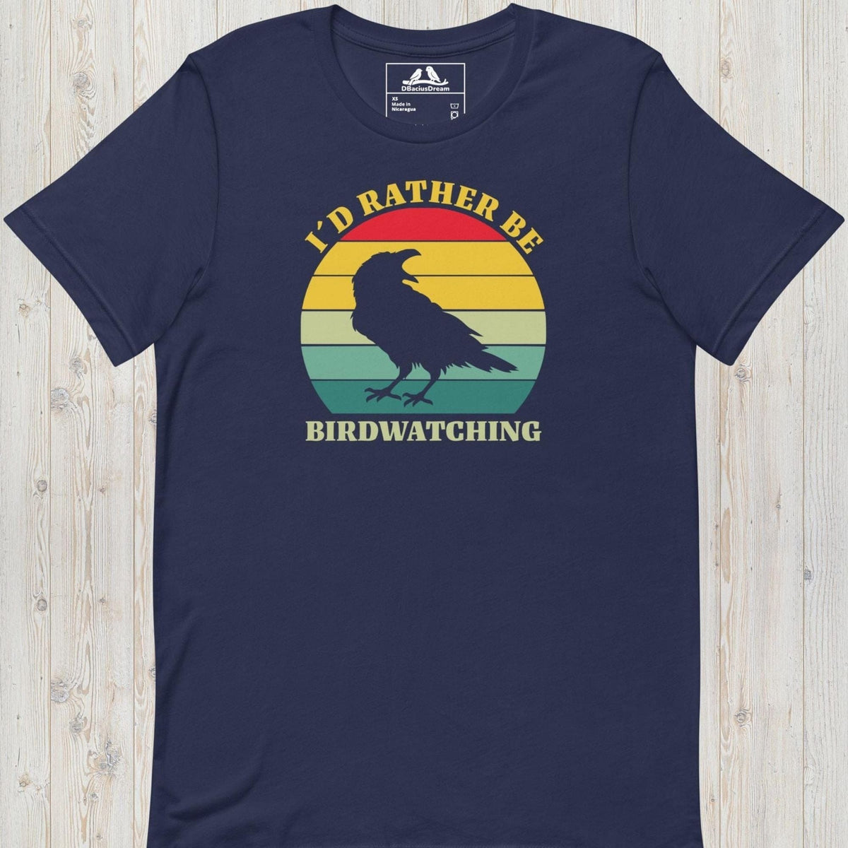 I´d Rather Be Birdwatching Unisex t-shirt