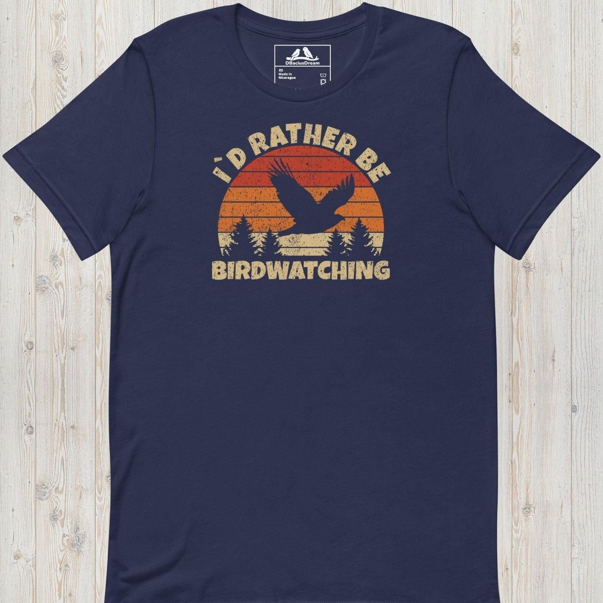 I´d Rather Be Birdwatching Unisex t-shirt