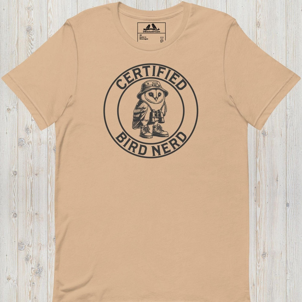 Certified Bird Nerd Unisex t-shirt