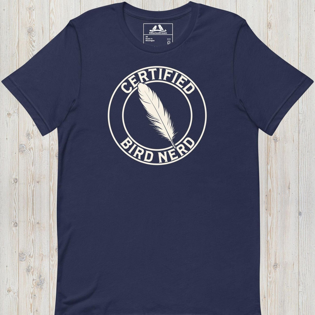 Certified Bird Nerd Unisex t-shirt