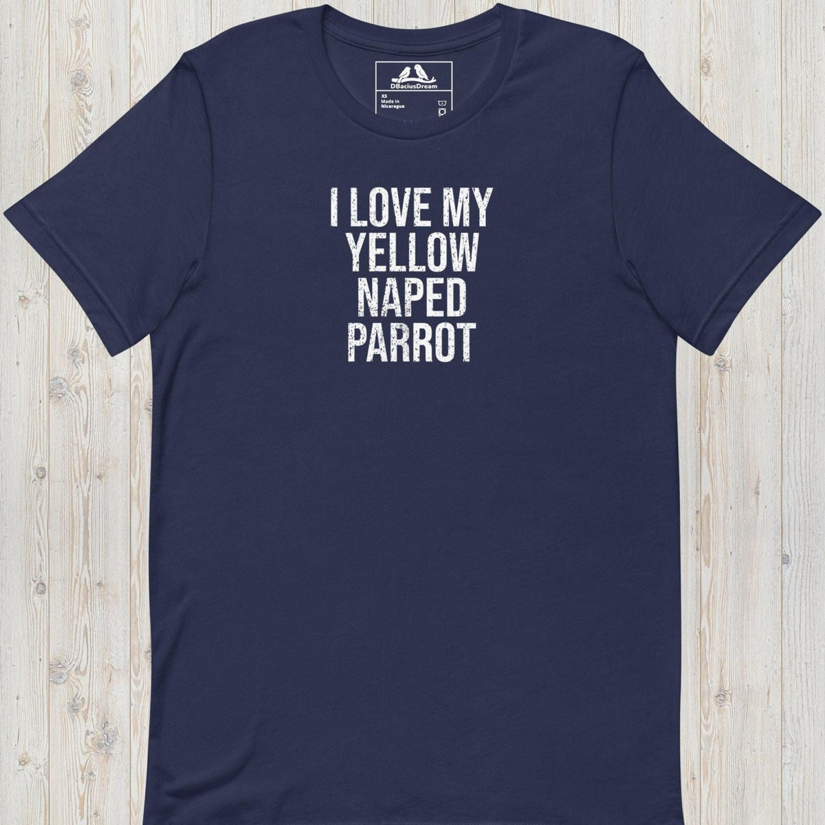 I Love My Yellow Naped Parrot Unisex t-shirt