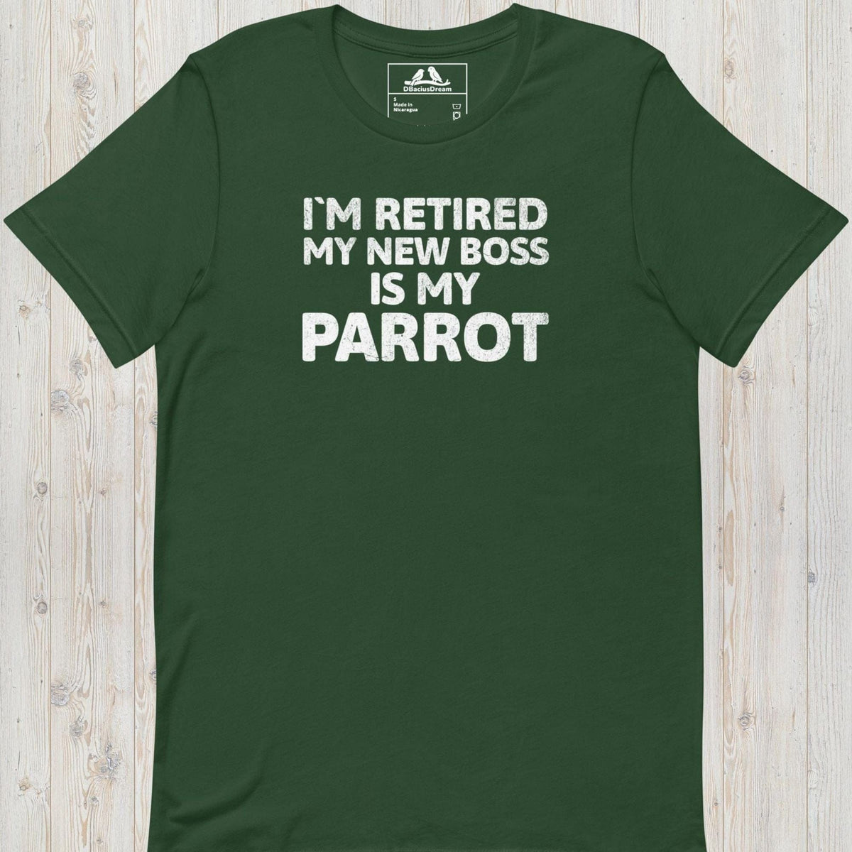 My New Boss Is My Parrot Unisex t-shirt