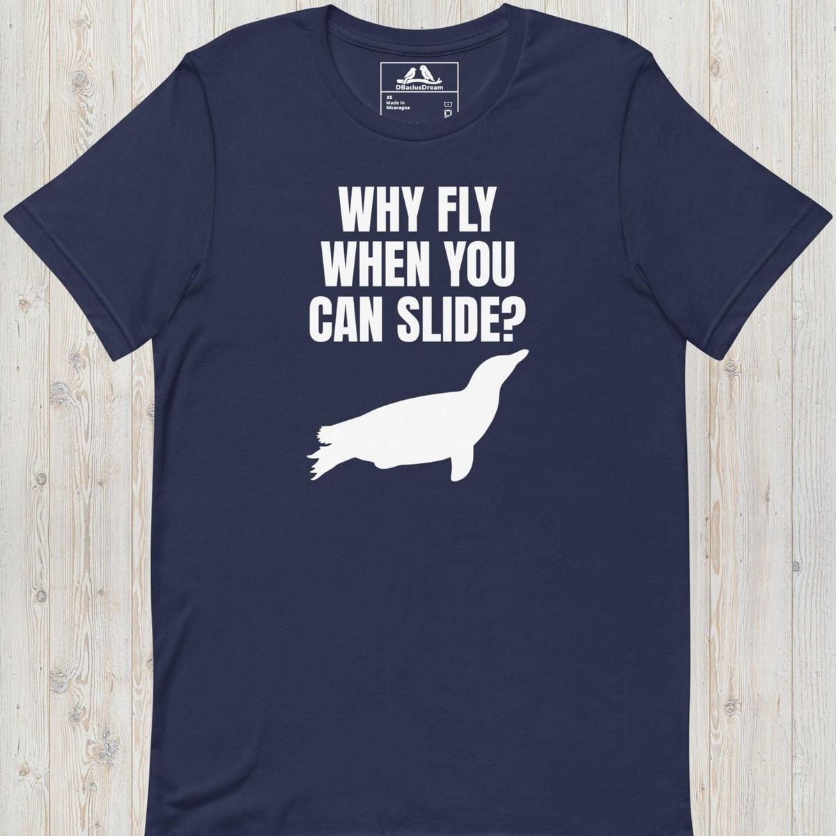 Why Fly When You Can Slide Unisex t-shirt