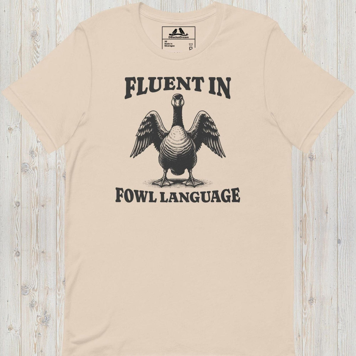 Fluent In Fowl Language Unisex t-shirt