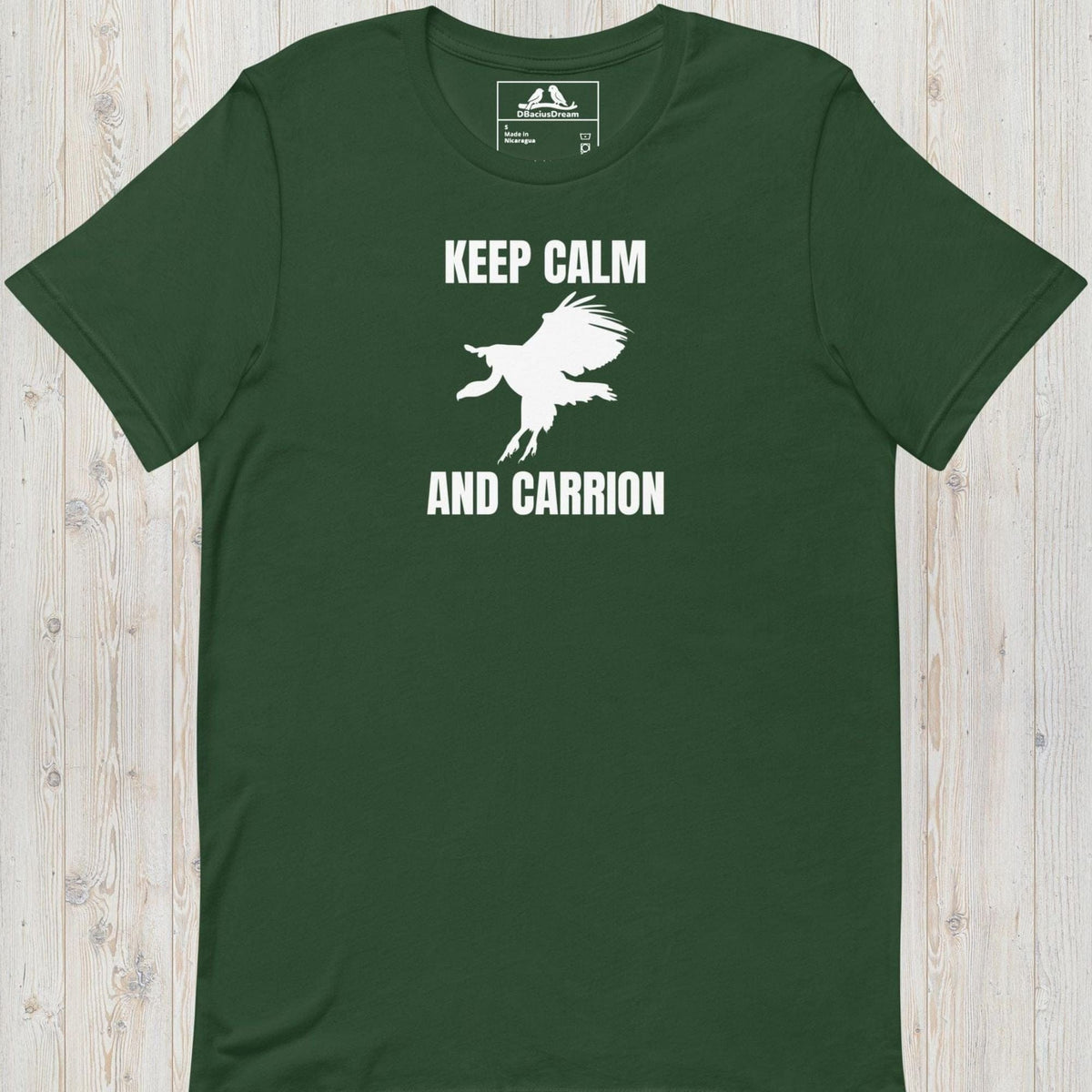 Keep Calm And Carrion Unisex t-shirt
